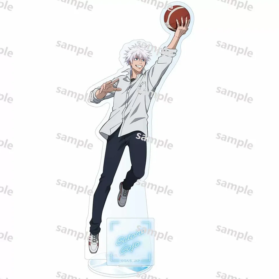 Anime Game Collection Desort Decor Jujutsu Kaisen Satoru Gojo basketbalová stojan figurín Akrylová modelová doska cosplay cosplay darčeky