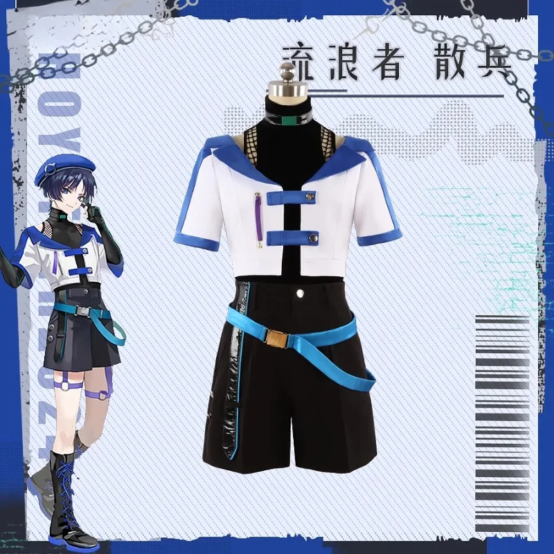 Anime Game Genshin Impact Hoyofair 2024 Cosplay Wanderer Men Dámske kabáty Vestské nohavice klobúk rukavice pásový opasok