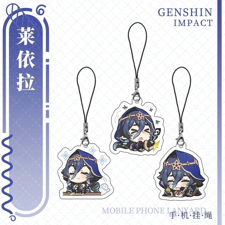 Anime Genshin Impact Layla Ambitus cosplay roztomilé edition edícia Mezzanine Key Chain Series Darčeková hra
