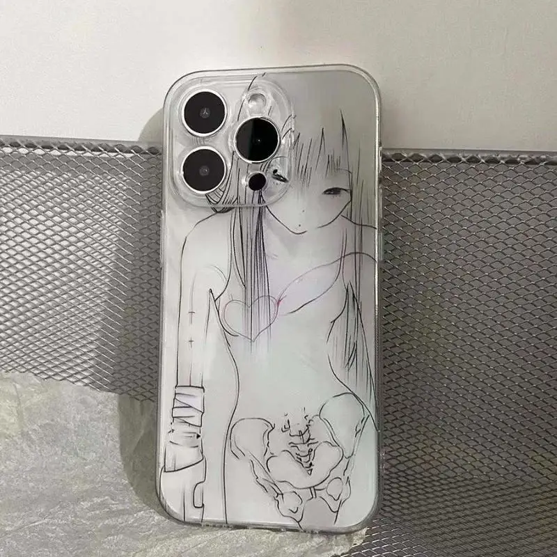 Anime Girl Telefón puzdro pre Xiaomi Redmi Note 13 Pro 5G 12 4G 12S 13C 12C 10C 11 10S 11S 9S 9 8 A2 A1 Plus A3 zadný kryt Y2K