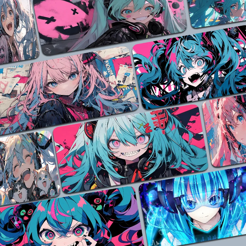 Anime Girls MousePad Boy Pad Pad Natural Guming Gaming Mousepad Desk Rat Rat pre hranie sveta tankov CS Go Zelda