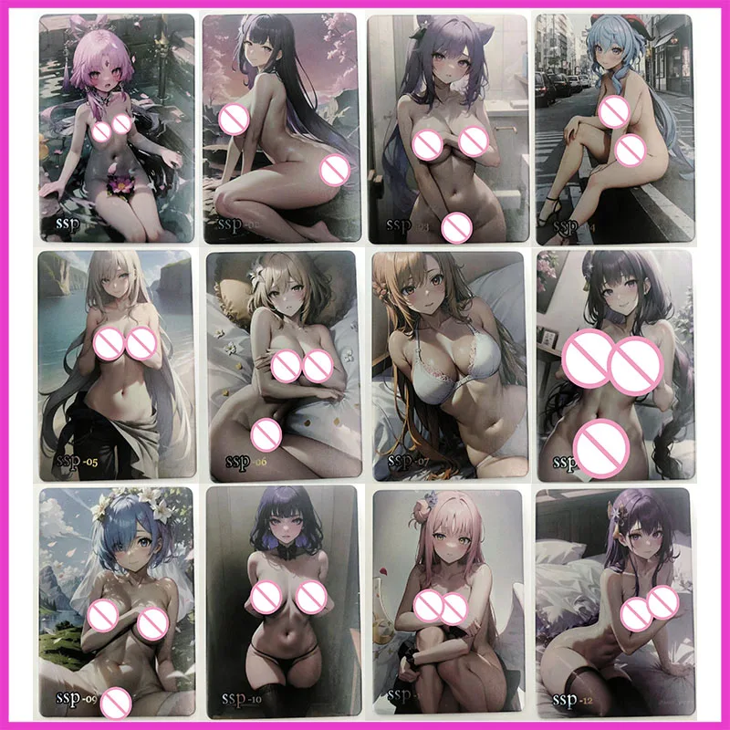 Anime Goddess Story Rare SSP Fólia fólia Beelzebul Keqing Kitagawa Marin Hračky pre chlapcov