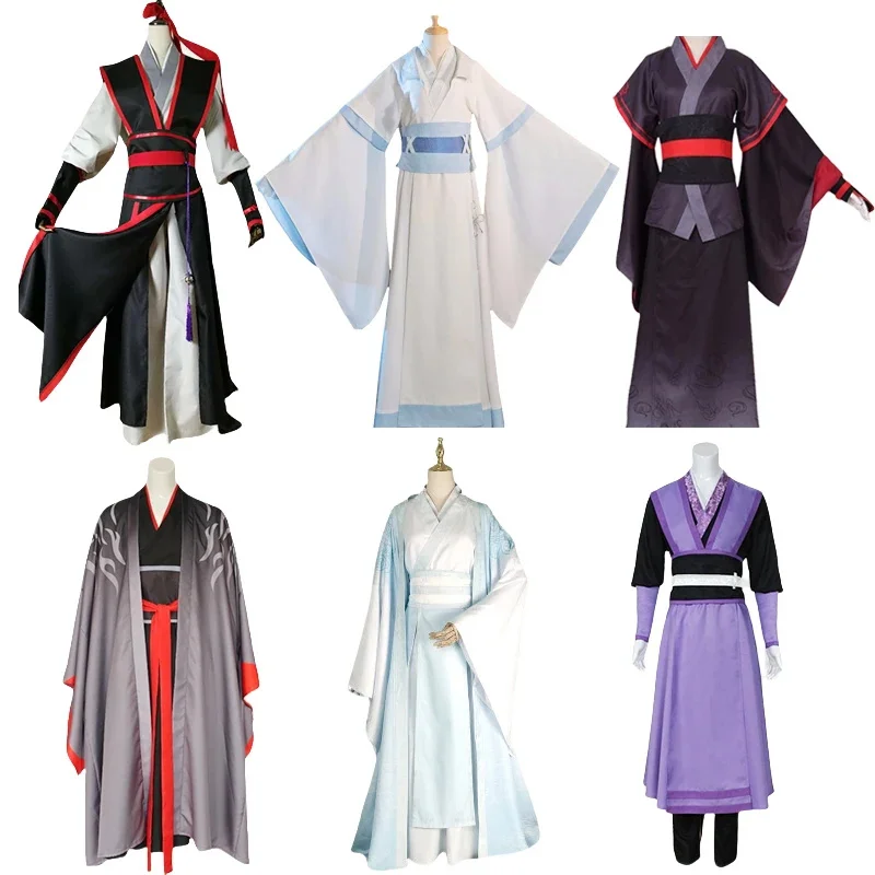Anime Grandmaster Demonic Cultivation Cosplay mo dao zu shi wui wuxian cosplay jiang cheng lan wangji mo xuanyu kostým hanfu