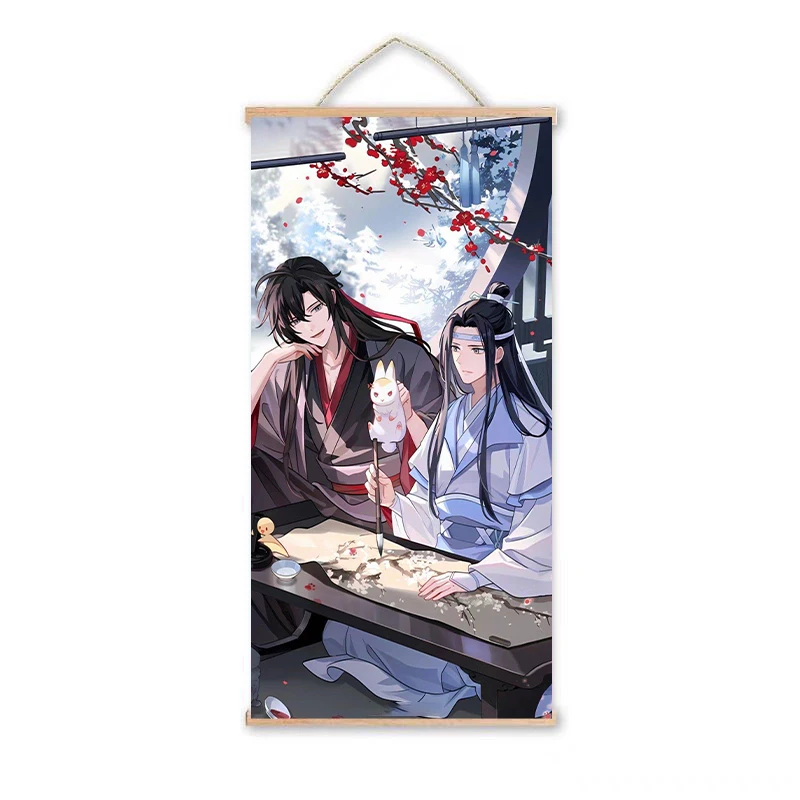 Anime Grandmaster démonickej kultivácie Weiwuxian Lanwangji Cosplay Plaget Ozdobný obrázok