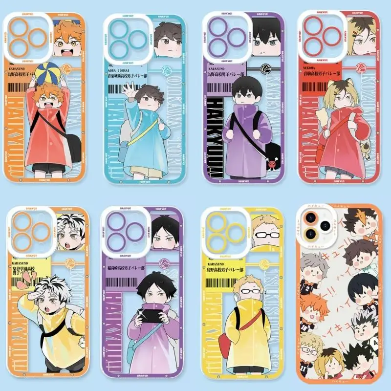 Anime Haikyuu Cute Case pre Xiaomi Redmi Poznámka 13 PRO 5G 12 4G 11 10 8 9 12 13 Pro Plus 12s 11s 10s 9s Redmi 12 13 13C 12c Cover