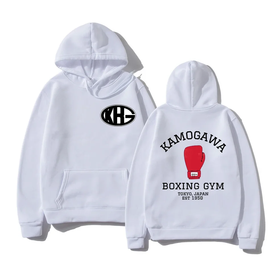 Anime hajime no ippo kamogawa boxerské telocvične mikiny Ženy Zimné muži mikina Springautumn mikina hip hop harajuku sudaderas