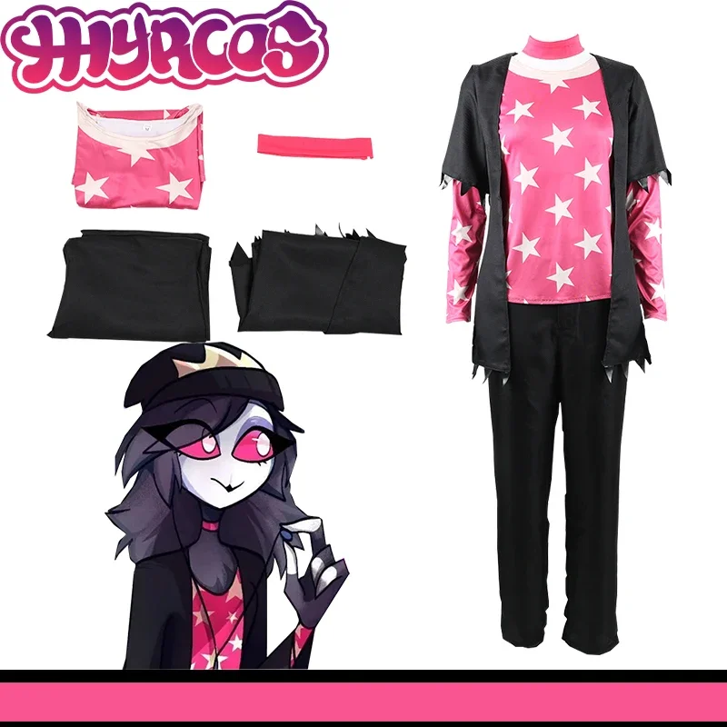 Anime helluva šéf Octavia cosplay cos cos kostýmy hazbin rohy chvosty krídla Cartoon Hotel Uniforma outfity Halloween Carnival Ženy