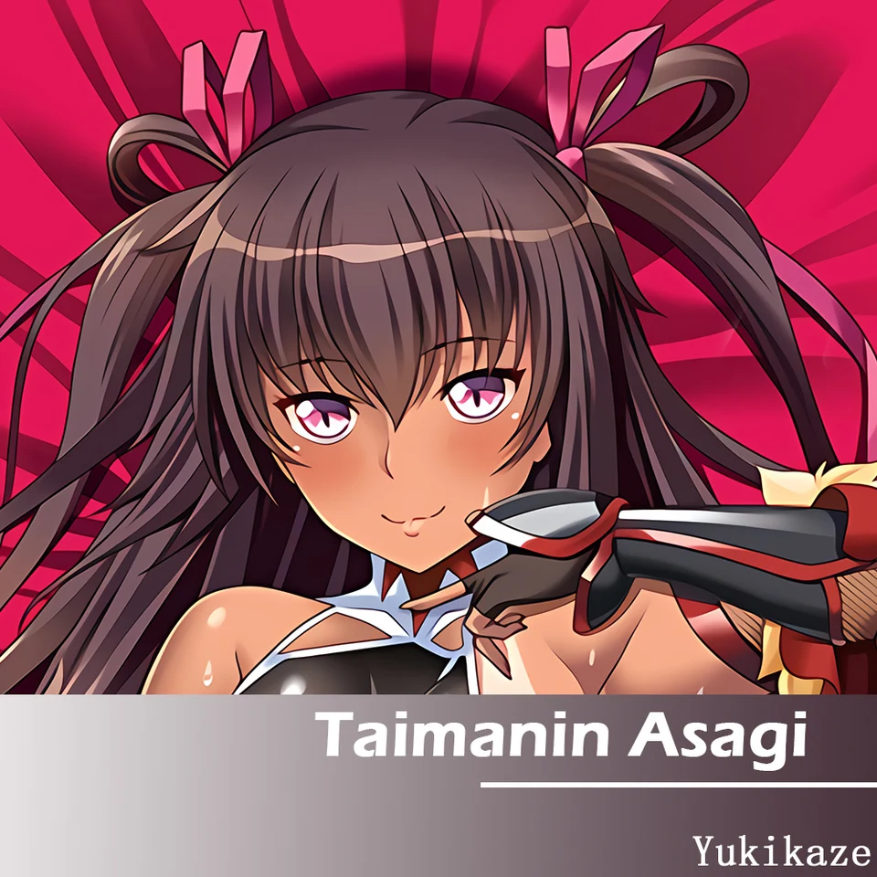 Anime hra Dakimakura Taimanin Asagi Yukikaze obojstranná tlač vankúš
