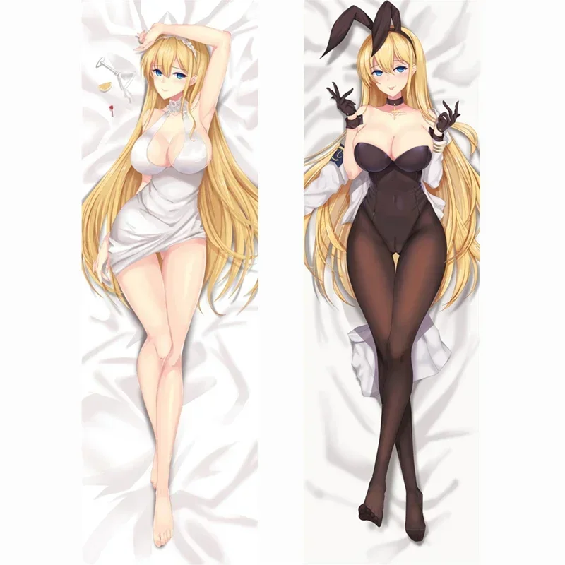 Anime hra vankúš USS North Carolina Waifu dakimakura sexy dievča dekoratívne dlhé vankúš