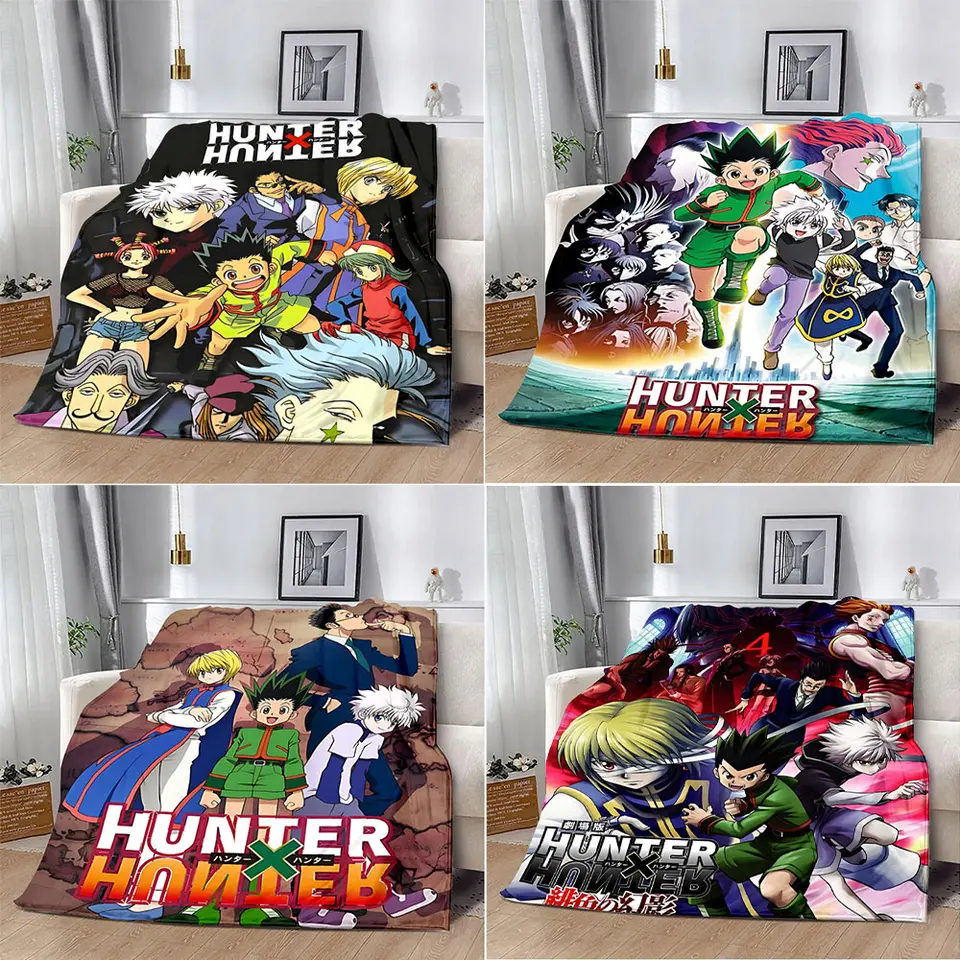 Anime Hunter x Hunter Vytlačená prikrývka Piknikové prikrývky Teplá prikrývka mäkká a pohodlná prikrývka Domov cestovanie k narodeninám darček