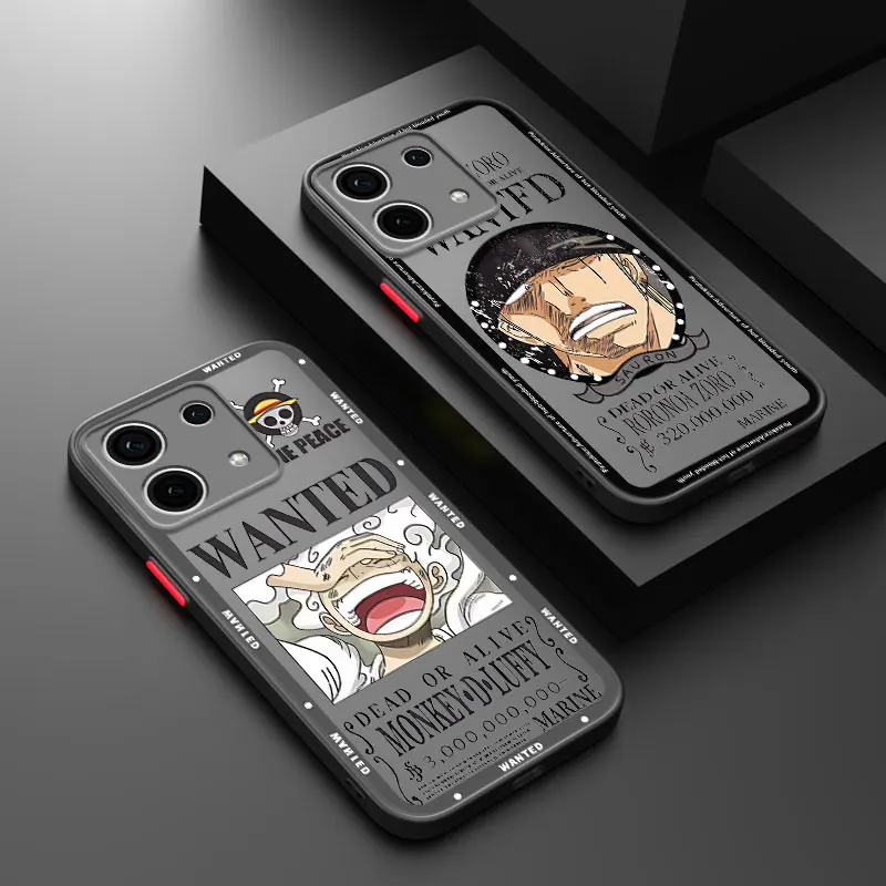 Anime jednodielne jednostranné mrazené priesvitné puzdro pre telefón pre Redmi 9a 9C 9i 9T 10 Prime 10c K30 K40 S K20 Pro Gaming Plus