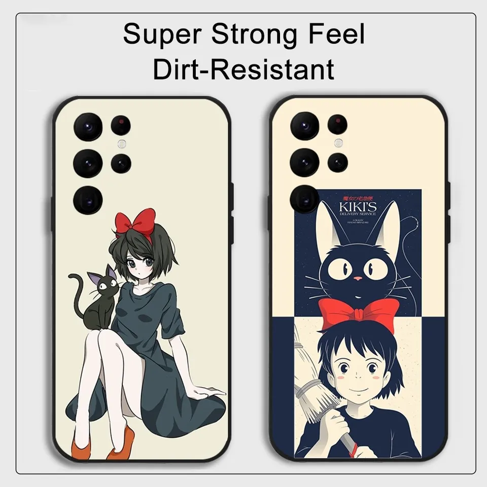 Anime K-kikis-Distring Service Pase Pase Samsung S Series S20 S21 S22 S23 S24 Fe Plus Ultra TPU Soft to Case-Friendly Case pre pokožku