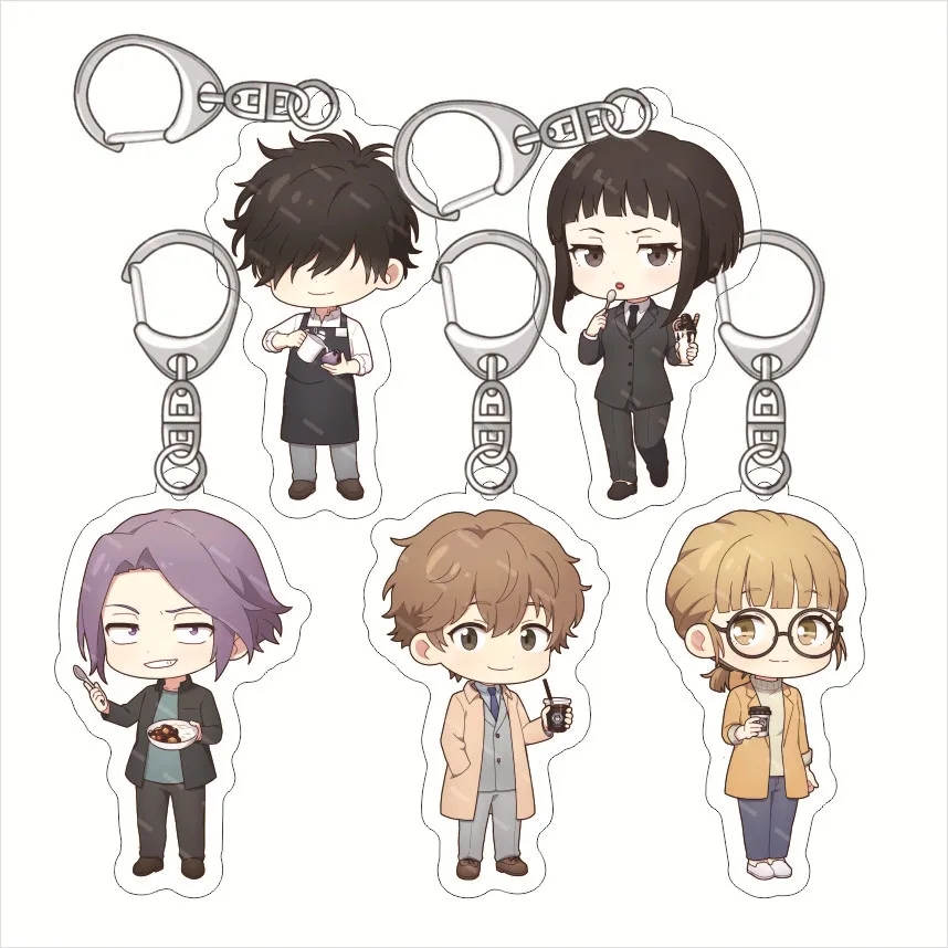 Anime Kamonohashi Ron No Kindan Suiri akrylic Keychain tašky kúzla šperky prívesok prívesok karikatúra darček pre deti Kľúčový prsteň roztomilý