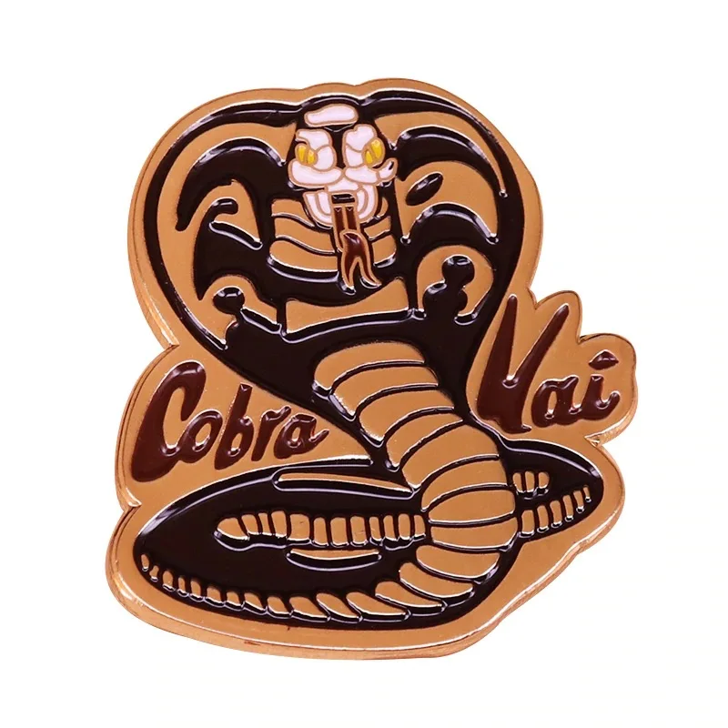 Anime karate Cobra Snake Brošň