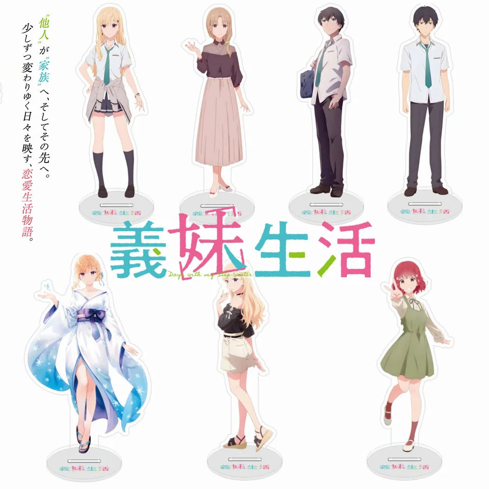 Anime karikatúra s mojím nevlastným sestre Gimai Seikatsu asamura yuuta akrylová stojanová displej figurína Cosplay Desktop Model Plate Darček