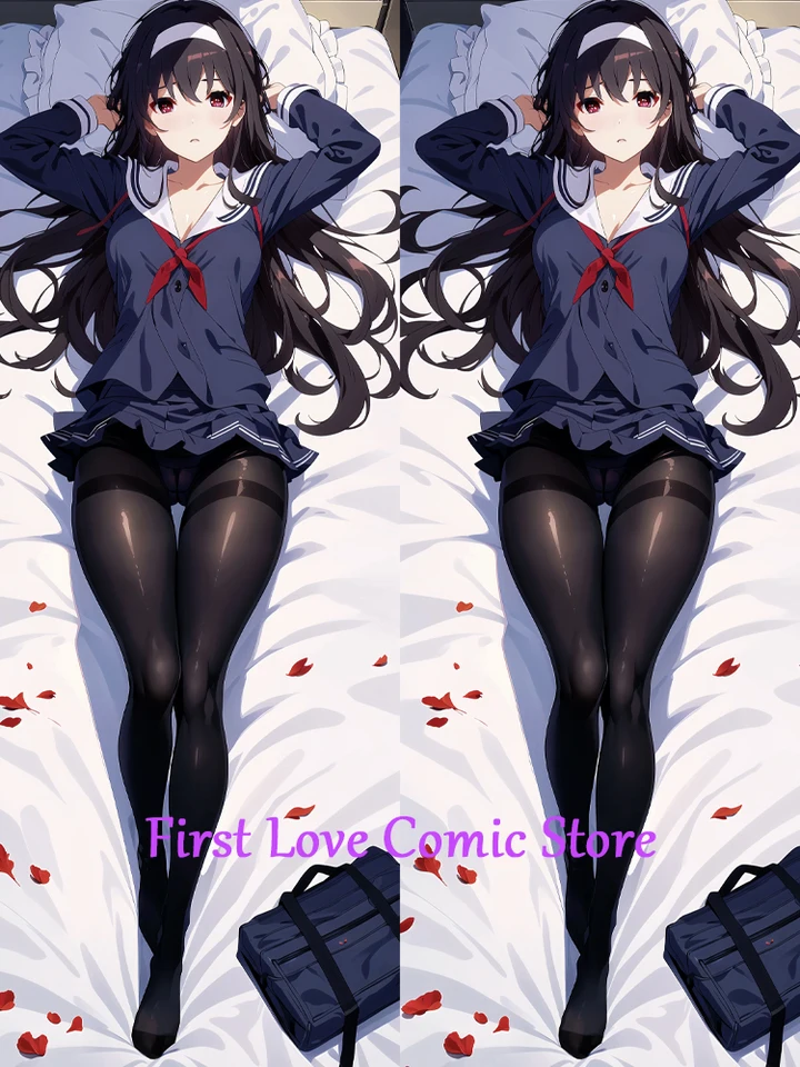 Anime kasumigaoka utaha dakimakura vankúšový puzdro