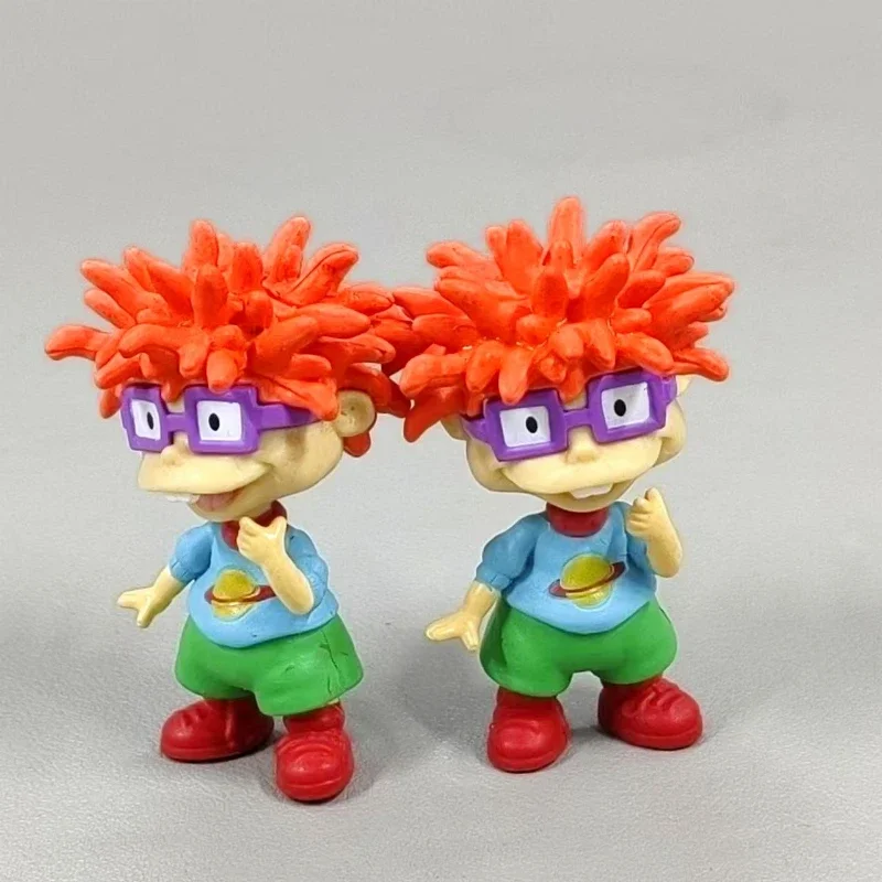 Anime kawaii Rugrats Naughty Little Soldier Červené vlasy Bucktooth Child Figure Toy