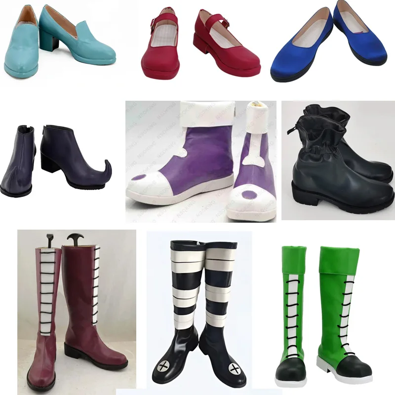Anime Killua Zoldyck Irumi Hisoka Shoes Cosplay Chrollo Lucilfer Gon · Freecss Kurapika Feitan Boots