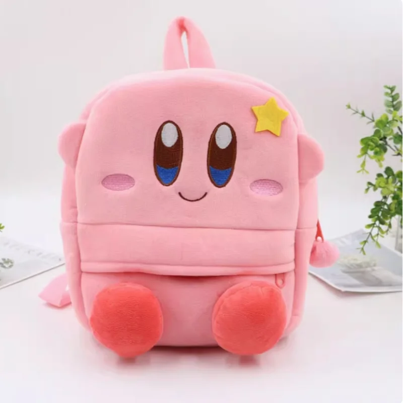 Anime Kirby batoh plyšový školský vak karikatúra Kawaii Vysoko kapacita prenosné úložisko vonkajšie turistické tašky vianočný darček