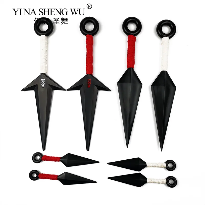 Anime Kunai Akatsuki Hatake Kakashi Shuriken Uchiha Itachi Cosplay Cosplay doplnky Plastová zbierka Hračky Halloween Darčeky