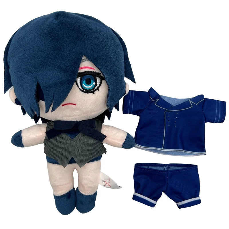 Anime Kuroshitsuji 20cm Ciel Phantomhive Cotton Fľdate darček pre bábiky Darček pre deti Dospelý
