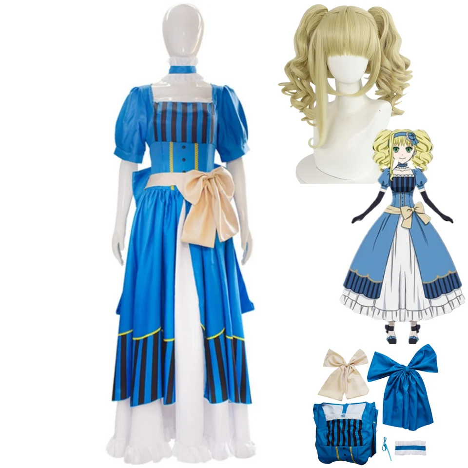 Anime Kuroshitsuji: Kniha Atlantic Black Butler Elizabeth Ethel Cordelia Midford Cosplay Cosplay kostým parochňou večierok
