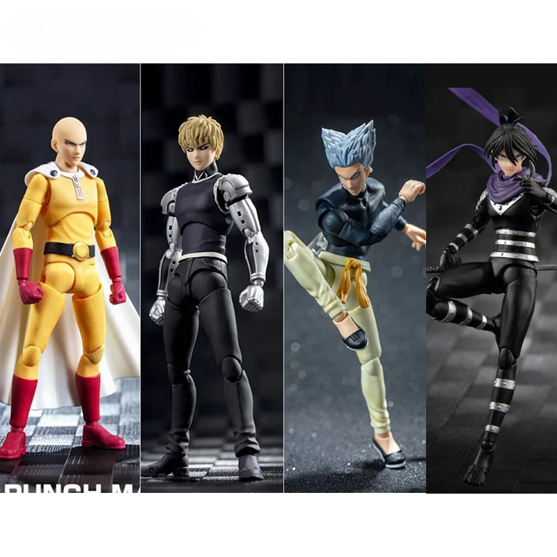 Anime-Land Dasin/Great Hračky/GT One Punch Man Saitama Genos Garou Sonic 1/12 14cm/5,5 palca SHF/SHF PVC Action Figuel Model Model