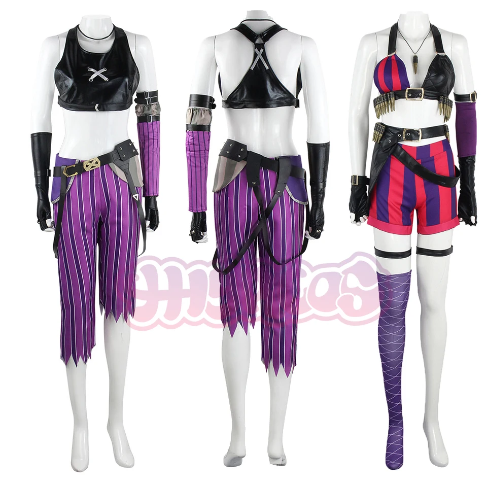 Anime lol Arcane Jinx Cosplay kostýmy pre ženy League of Legend Cosplay jinx lol League of Legends Anime jinx kostým kostým