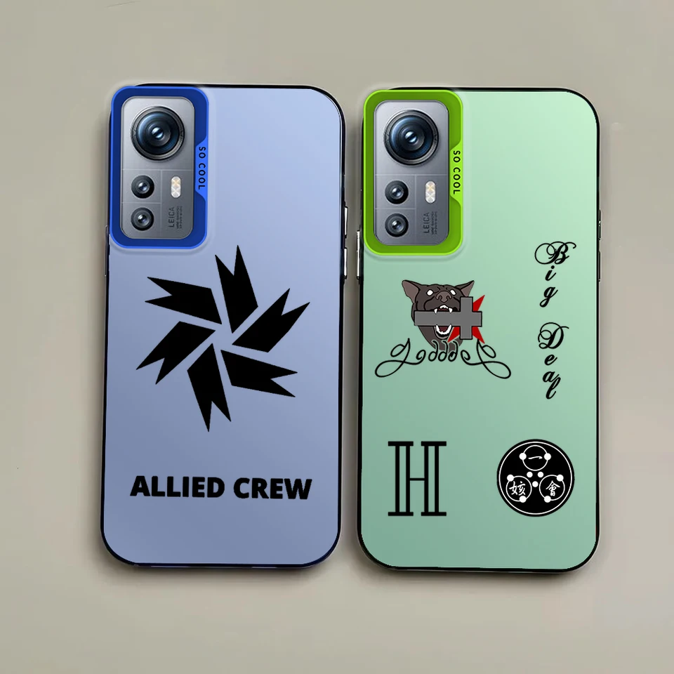 Anime Lookizmus Cool Pre Redmi K60 12 10x 9t 9c 8 A1 A2 plus 4G módne farebné strieborné puzdro