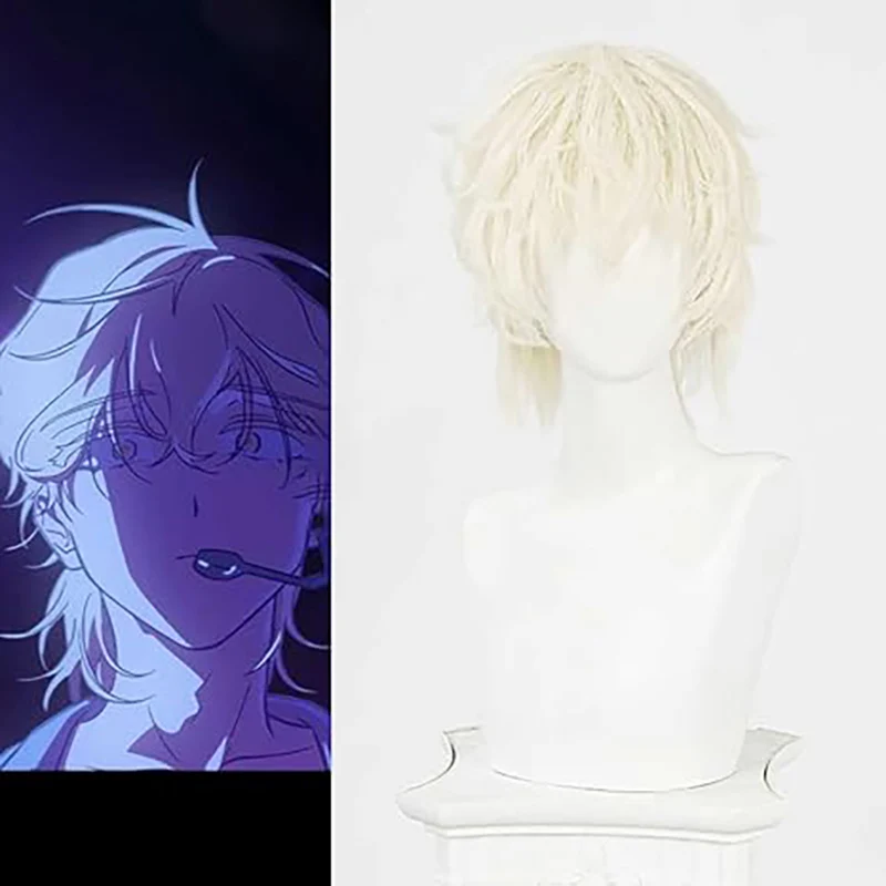 Anime luka cos mimozemská pódium r7 cosplay parochňa mimozemská pódium luka r7 krátke vlasy Halloween Party rola hre outfit pre mužov