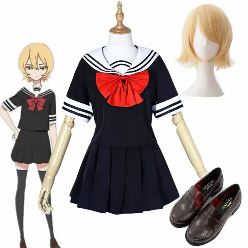 Anime mahou shoujo stránky cosplay kostým asagiri aya yatsumura tsuyuno cosplay cosplay magické dievčenské miesto školské námorné šaty topánky