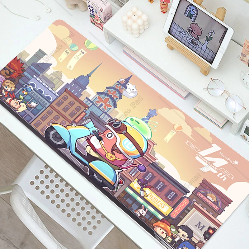 Anime MapLestory Mouse Pad Cute Pink Kawaii Gamers Aždiara Myš myš xx mausepad hráč Mousemat pre herné kancelárie