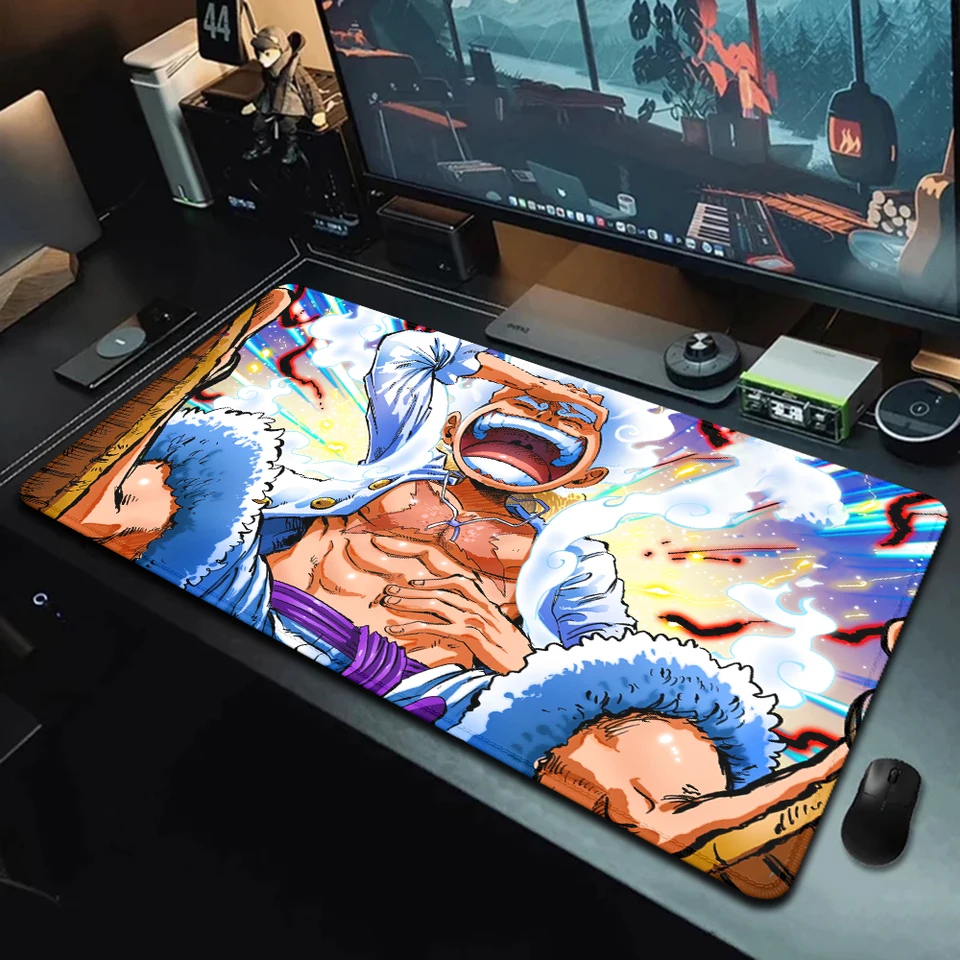 Anime Mouse Pad Luffy Gear5 živá farebná jednostranná herná herná myš na myš