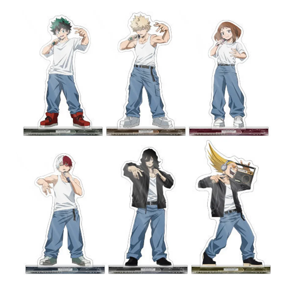 Anime My Hero Academia Acryl Stánok model postava Cosplay Držiteľ Držiteľ Topper Fanúšikov