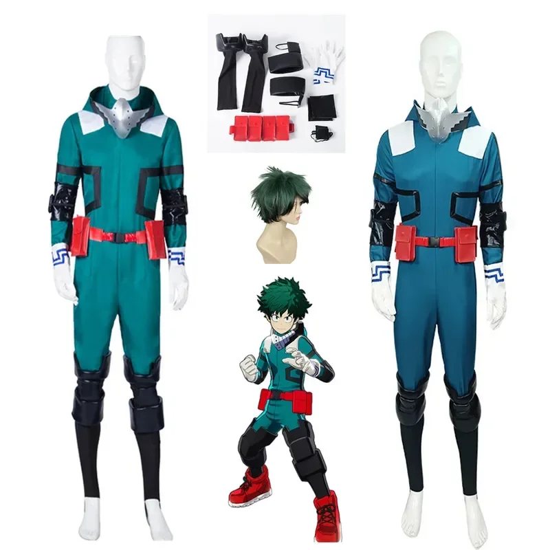 Anime My Hero Academia Midoriya Izuku Cosplay kostým aldult unisex kombinézy doplnky