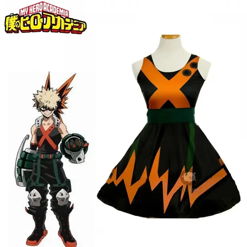 Anime môj hrdina boku no hrdina Bakugo Academy kostým na mieru vyrobené nové šaty cosplay
