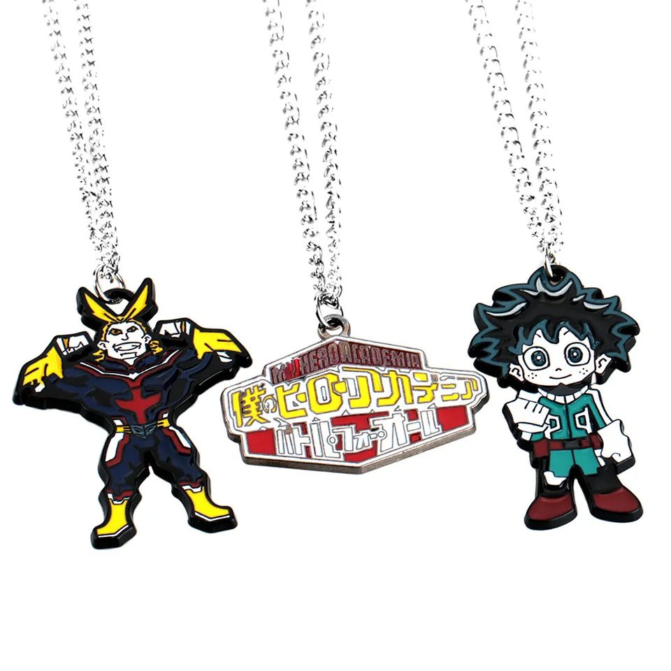 Anime môj hrdinský akademickú obec smalt prívesok Náhrdelník pre mužov Ženy Midoriya Izuku Všetky · MOŽNO