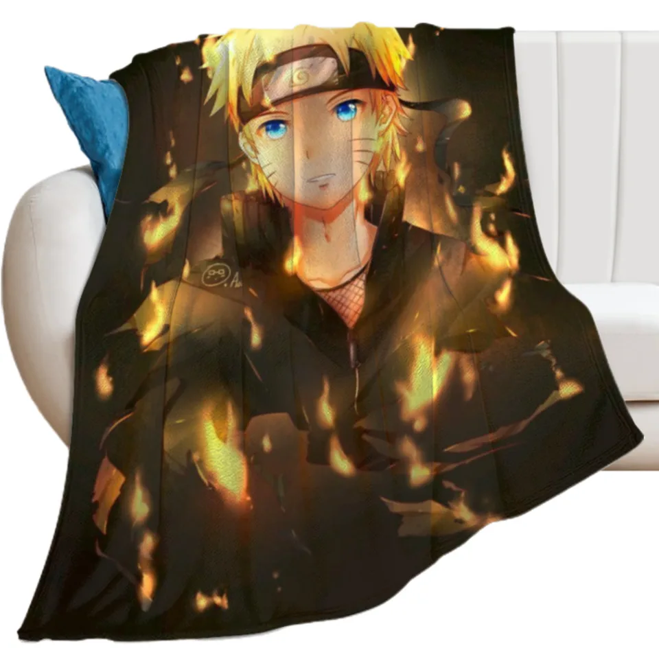 Anime n-Narutos hodí prikrývku fuzzy teplé hody na zimnú posteľnú bielizeň