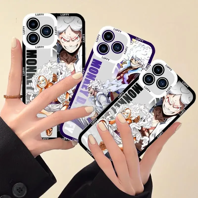 Anime O-One kusy jasné puzdro pre iPhone 15 Pro Max 14 11 12 13 Mini XR XS 7 8 6 6S Plus SE 2022 Soft silikónový ochranný kryt