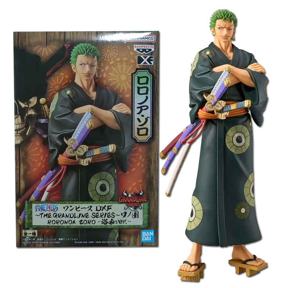 Anime One Piece DXF postava Wanno Country 17cm Roronoa Zoro Model Model Hray Decoration Collection Zbierka detí narodeniny darček