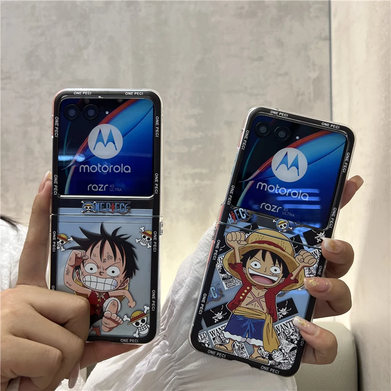 Anime One Piece Gear 5 Nika Luffy 33s štýl pre Motorola Razr40 Ultra Razr50 Razr40 Razr50 Ultra Cover Telefón Case Toy Gift