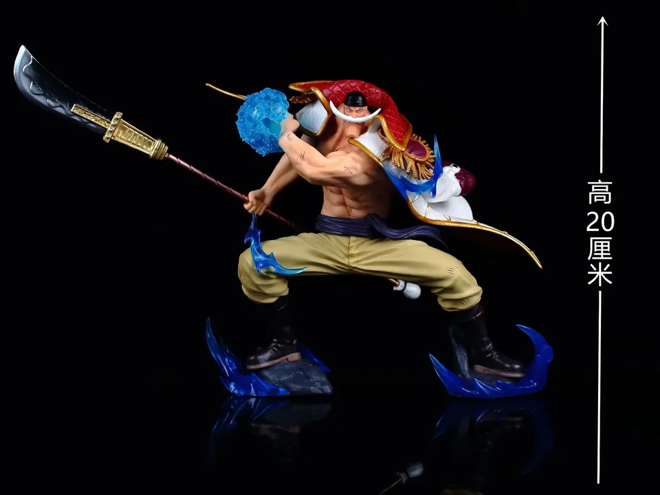 Anime One Piece White Beard Pirates Pirates Edward Newgate Battle Ver. PVC akčná figúrka socha zbera