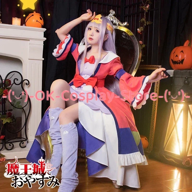 Anime ospalá princezná v démonskom hrade Maoujou de Oyasumi princezná Syalis Cosplay kostým Ženy roztomilé šaty Halloween Uniforma