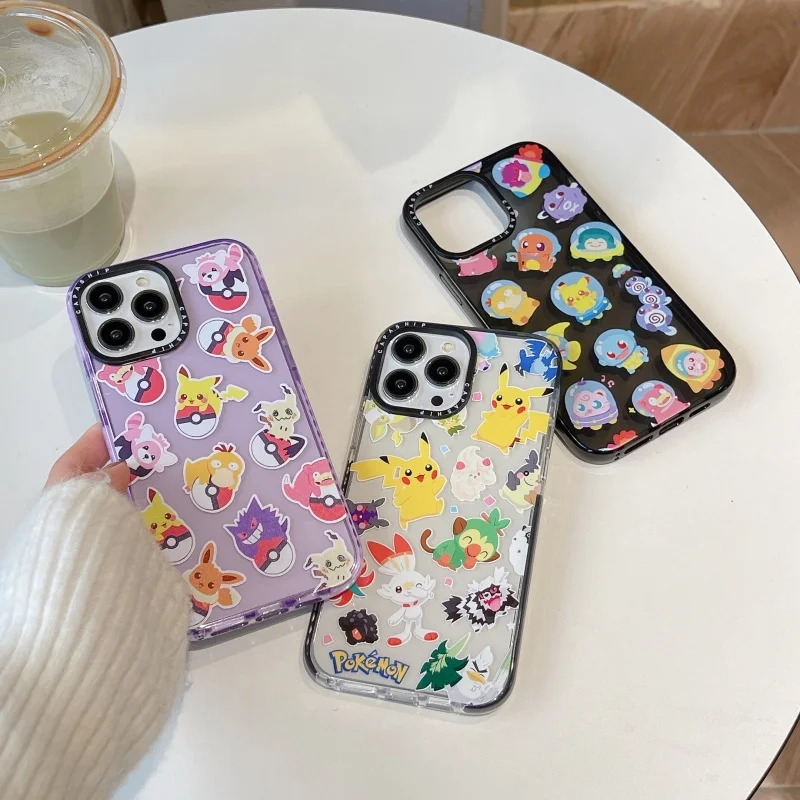 Anime P-Pokemon Charmander Squirtle Puzdro pre iPhone 11 12 13 14 15 16 Pro Max Plus xs xs xr mini gengar mäkký kryt Capa