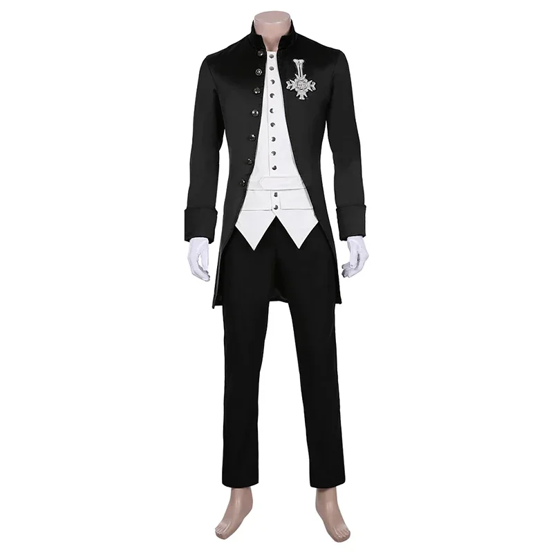 Anime Papa Emeritus inšpirovaný cosplay ghost bccostume oblek krížový broš