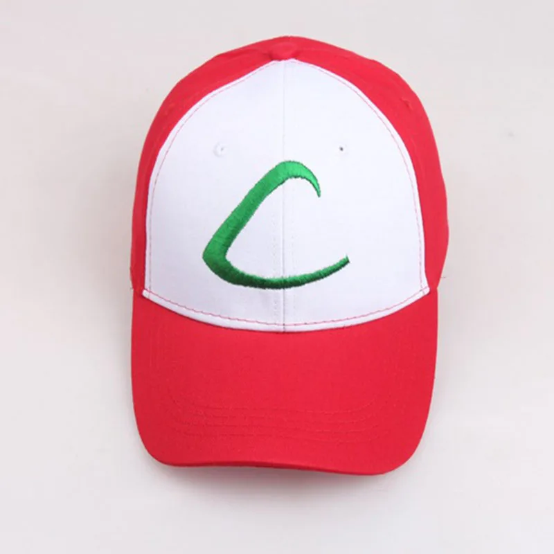 Anime Pokemon Baseball Cap Pikachu oblúk brim karikatúra hip hop hop outdoor kúzla Športové klobúky pre mužov pre mužov Detský módny darček k narodeninám