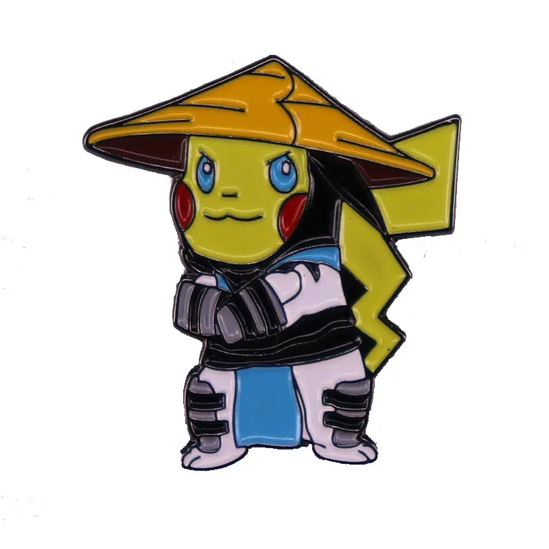 Anime Pokemon Pikachu špendlíky zbierajú kawaii kovové kovové karikatúra brošňa batoh klobúku klobúk golier klopné odznaky módne šperky