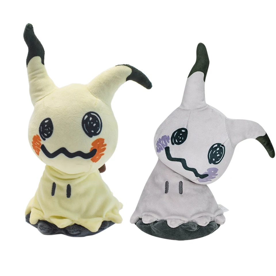 Anime Pokemon plyš s lesklým lesklým mimikyu mäkké plnené peluche karikatúry kresliteľné plyšové hračky pre deti deti narodeniny darčeky
