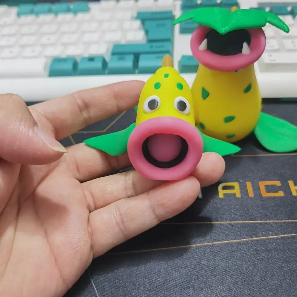 Anime Pokémon 1:20 Weepinbell Victreebel Akčné figúrky Pet karikatúry Zbierka sochy Zbierka ozdoby Ozdobia dekorácie modelka pre deti darček