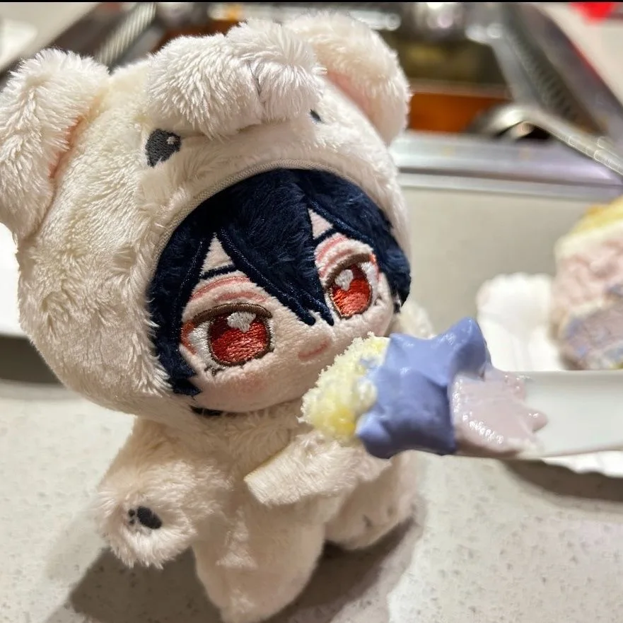 Anime postava Tomoe Hiyori Ensemble Stars Es Plys Doll Little Bear Eden 2Wink Undead Cosplay Plushie Kids Toy Gift
